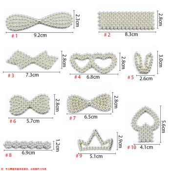 Manufacturers direct Korean version of DIY pearl pearl hairpin hairpin accessories shoes and mobile phone stickers thumbnail