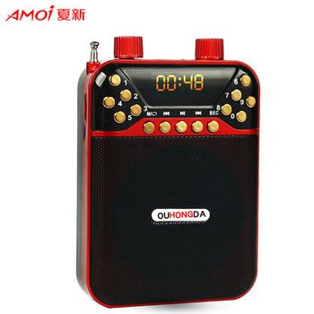 小蜜蜂M07便携式大功率扩音器老年人唱戏机 教师无线教学用收音机产品图