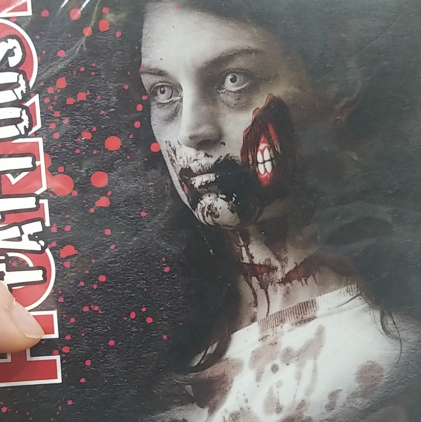 Halloween 3D tattoo sticker Specification image