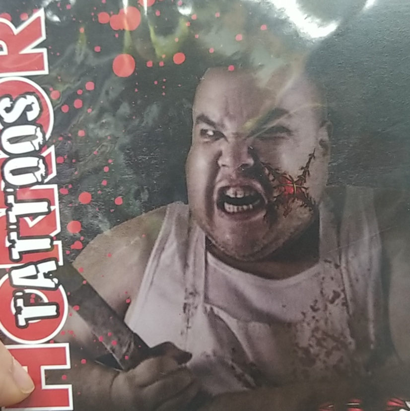 Halloween tattoo sticker undefined