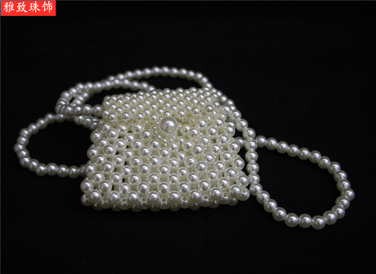 Abs Imitation Pearl Hand Woven Small Dumpling Mouth Red Envelope Personalized Customization details Picture