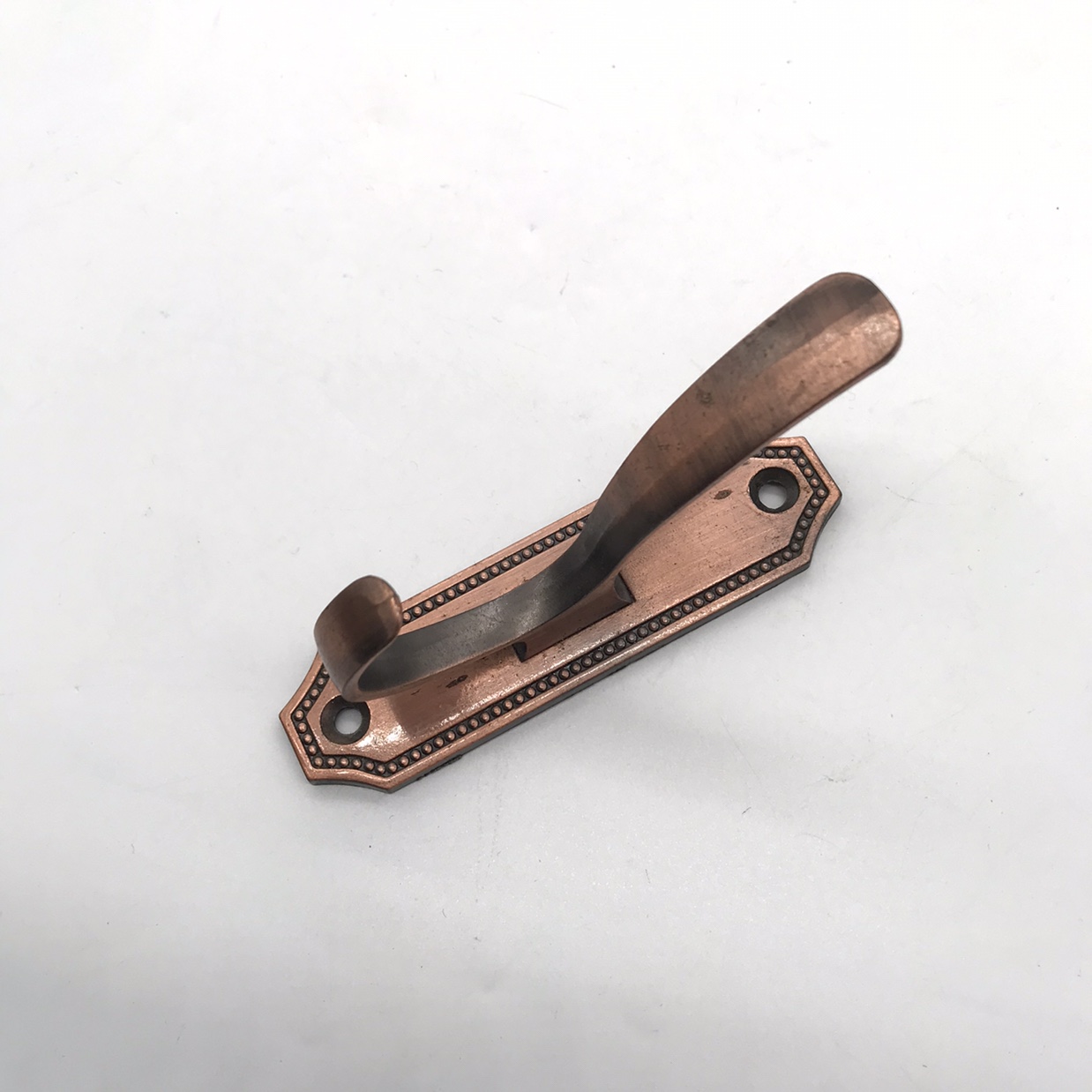 Shuzan dekor zinc alloy Nordic-style drum coat hook, copper color, black single hook, wall entrance, clothes and hat hook, rust-proof and durable Item Picture