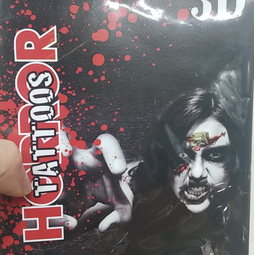 Halloween tattoo sticker undefined