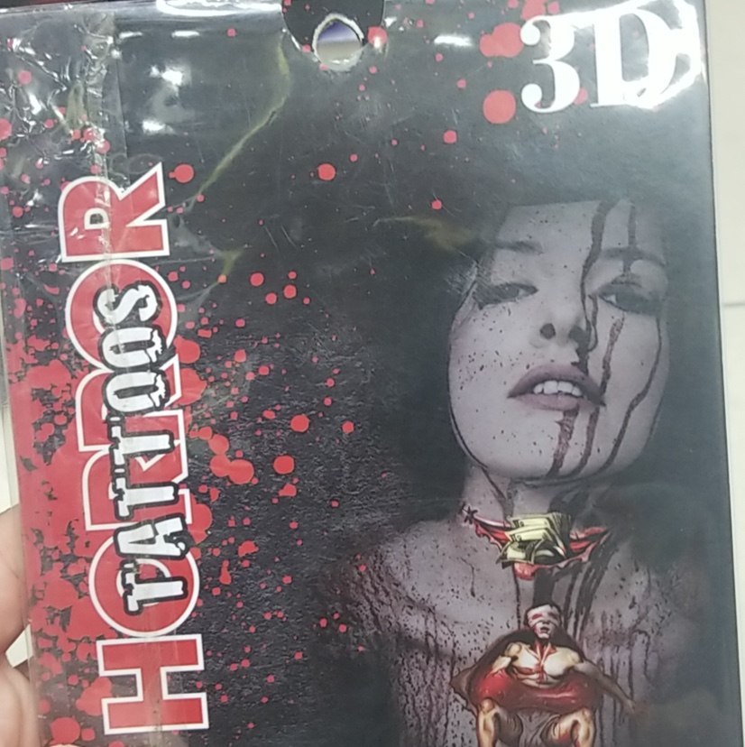 Halloween 3D tattoo sticker undefined