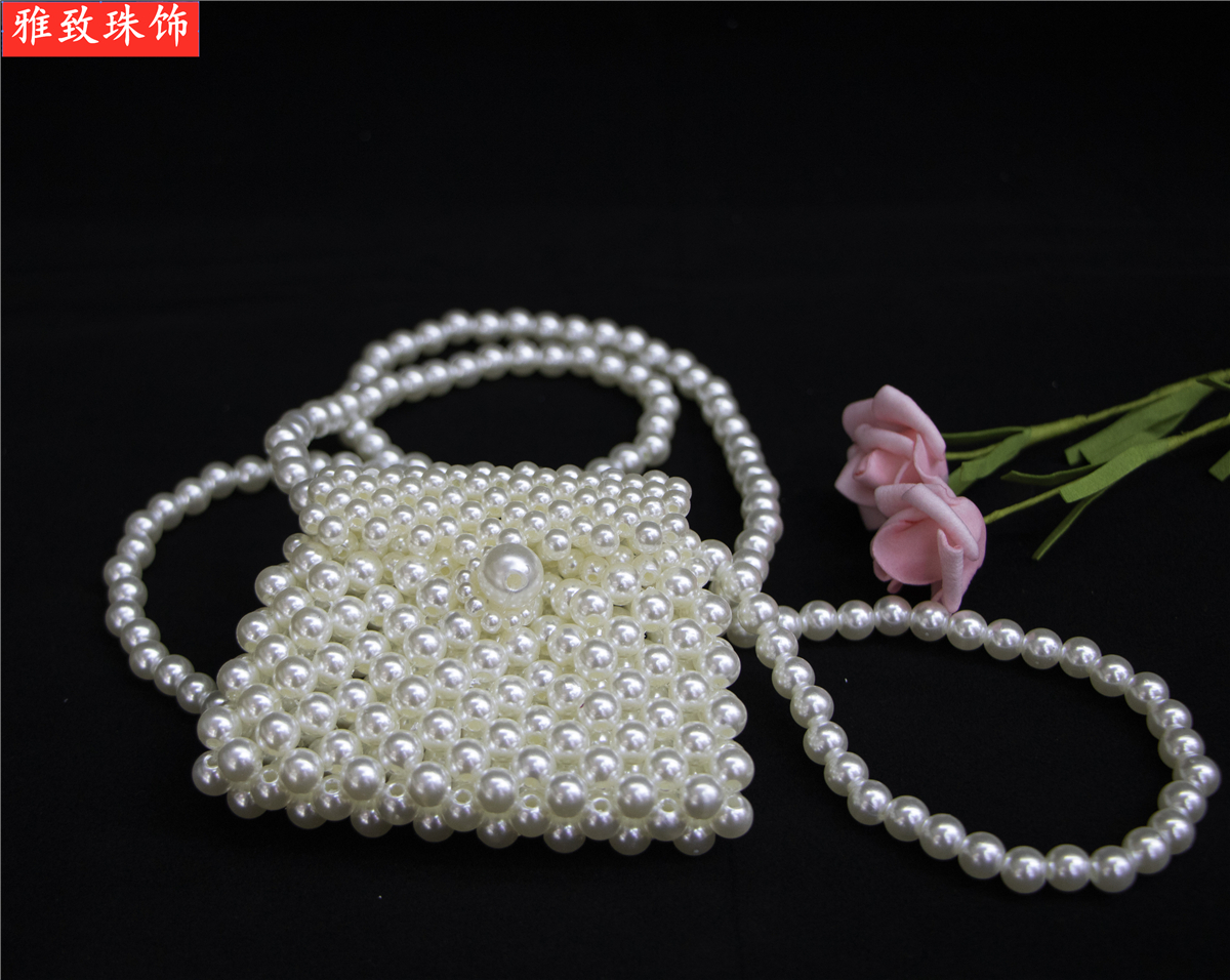 Abs Imitation Pearl Hand Woven Small Dumpling Mouth Red Envelope Personalized Customization Application Scenario