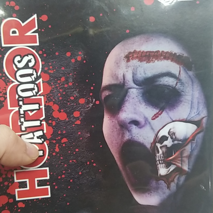 Halloween tattoo sticker undefined