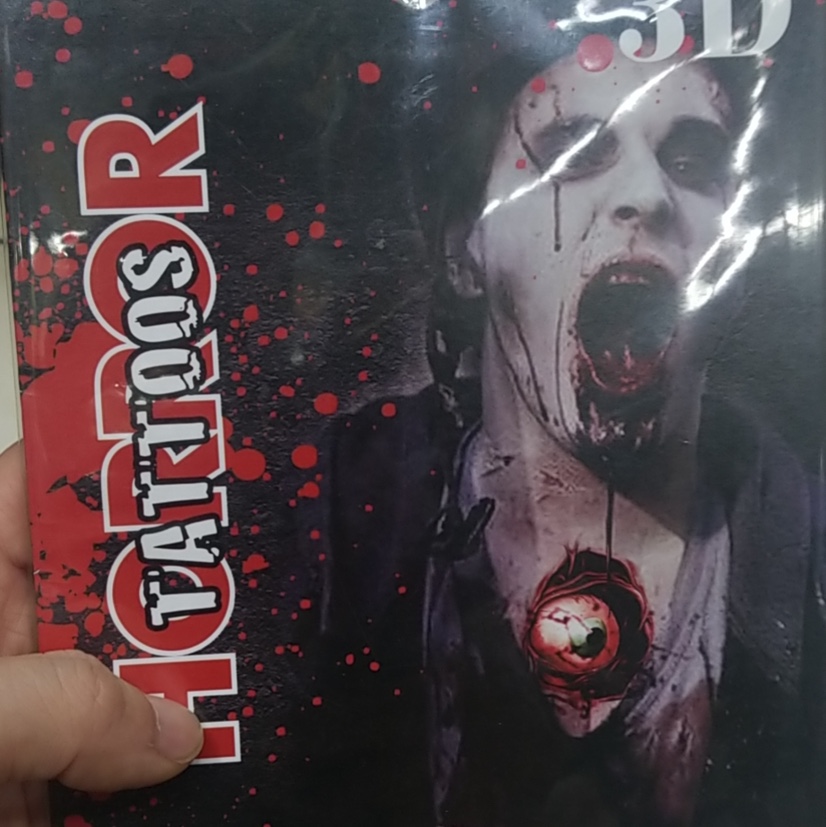 Halloween tattoo sticker undefined