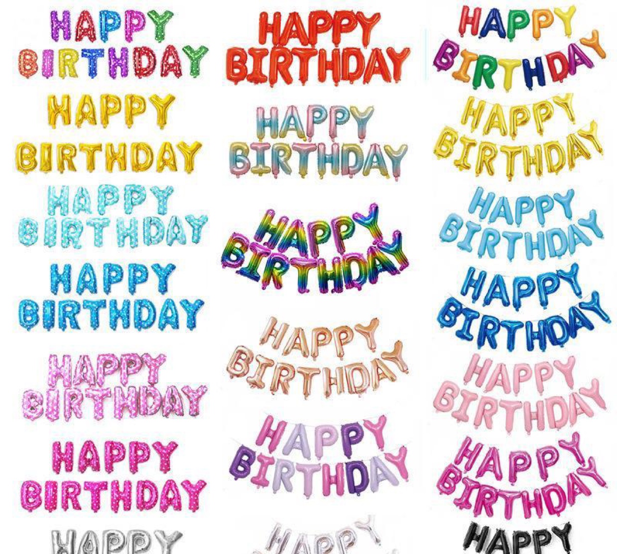 16 "monogram birthday suit aluminum balloon party decoration thumbnail