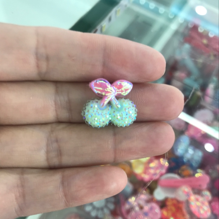 Small-sized starry Sky color-coated cartoon series ab glue epoxy resin accessories details Picture