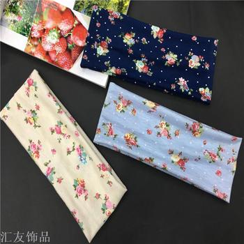 Popular, Korean, basic printed hair band, comfortable quality thumbnail