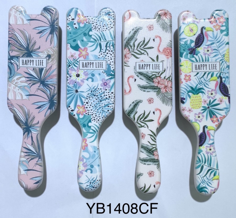 Hair comb, tropical rainforest long hair air bag wide curly hair comb, air cushion comb, head massage comb, large teeth printed comb, wide teeth hair comb
