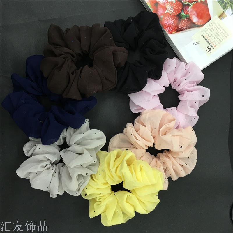 Japan and South Korea simple elegant chiffon hair ornaments head ring head flowers thumbnail