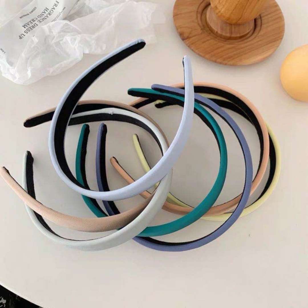 Solid-color hair band details Picture