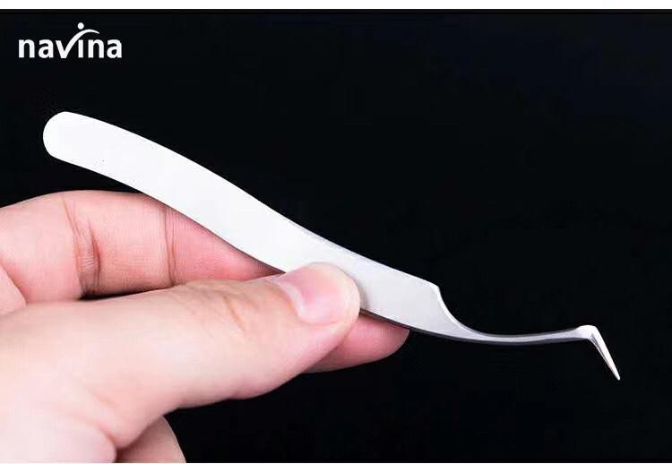 navina Yaweiya Eyelash extension tweezers are high-precision eyelash planting tools, specially designed for eyelash extensions and false eyelash extensions. They are exclusively available for export Application Scenario