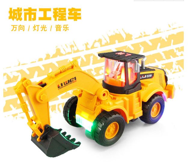 电动玩具 电动工程车玩具 挖机玩具 发光玩具 工程车玩具