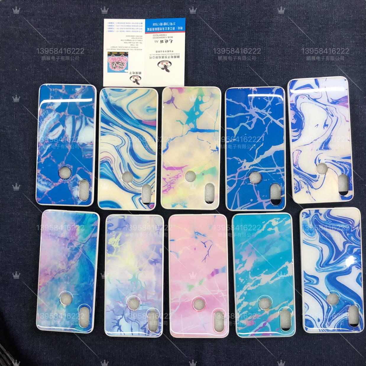 蓝光水墨画款式