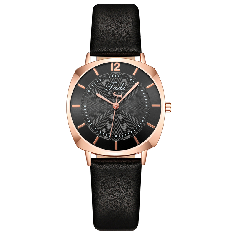 Square Shell Belt Watch Women Simple Fashion Quartz Watch Temperament Student Business Atmosphere Casual Korean Decorative Watch undefined
