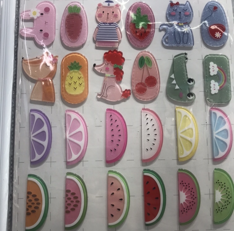 Extra large acrylic sheet cartoon series, fruit series