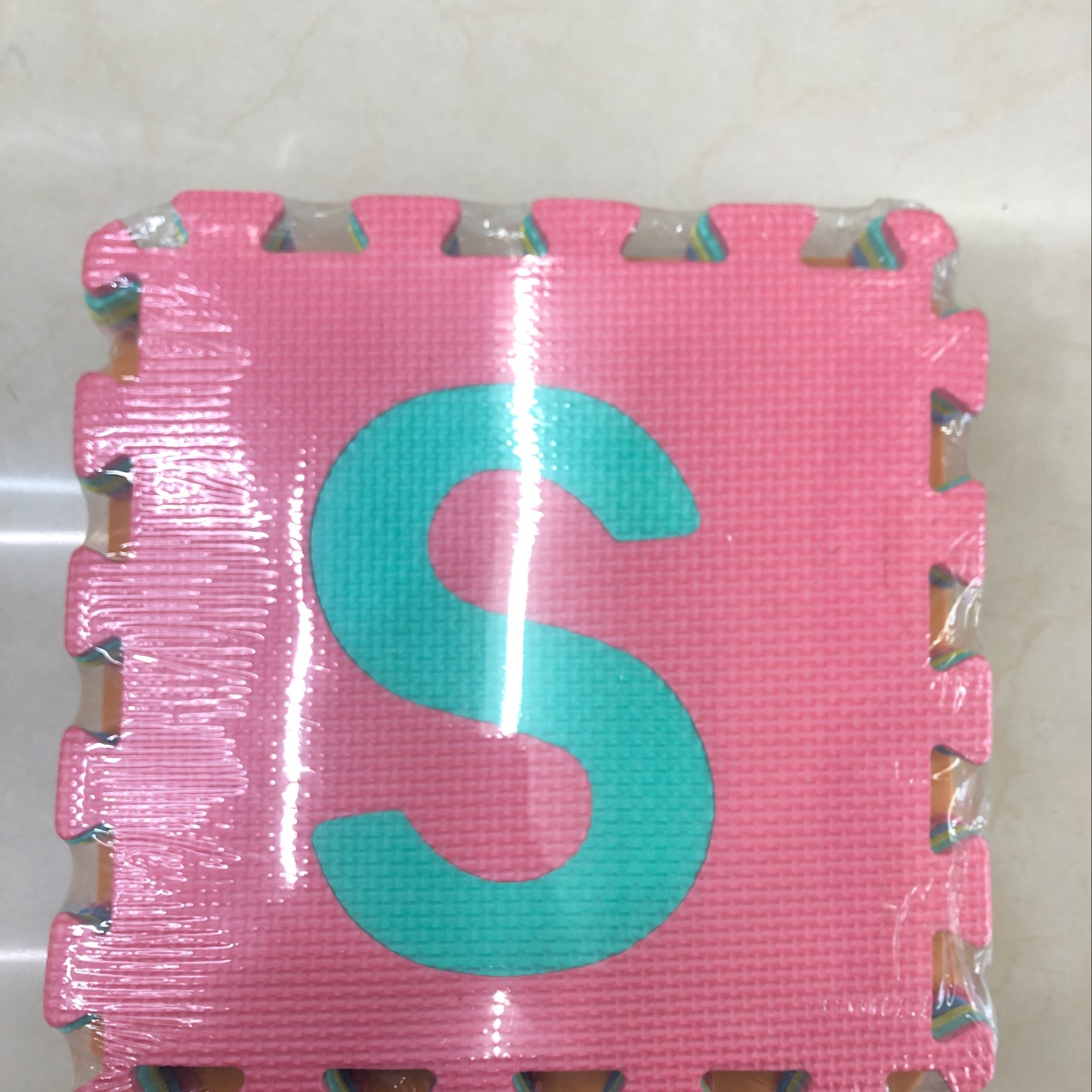 29.5x29.5cm10片装字母拼图地垫