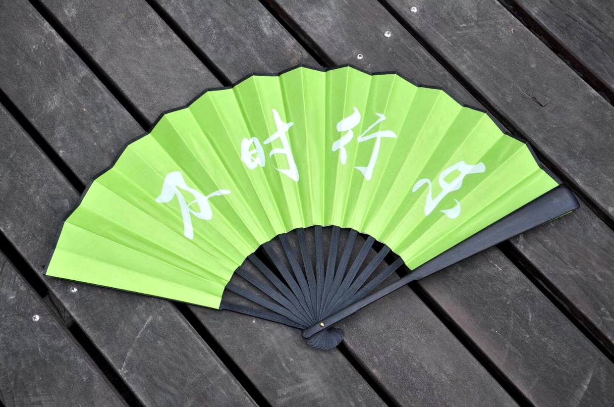 Nuevo arribo bundy fluorescente abanicos dominadores personalidad personalizado vintage abanicos luminosos influenciadores shak yin mismo estilo abanicos para hombres y mujeres Specification image