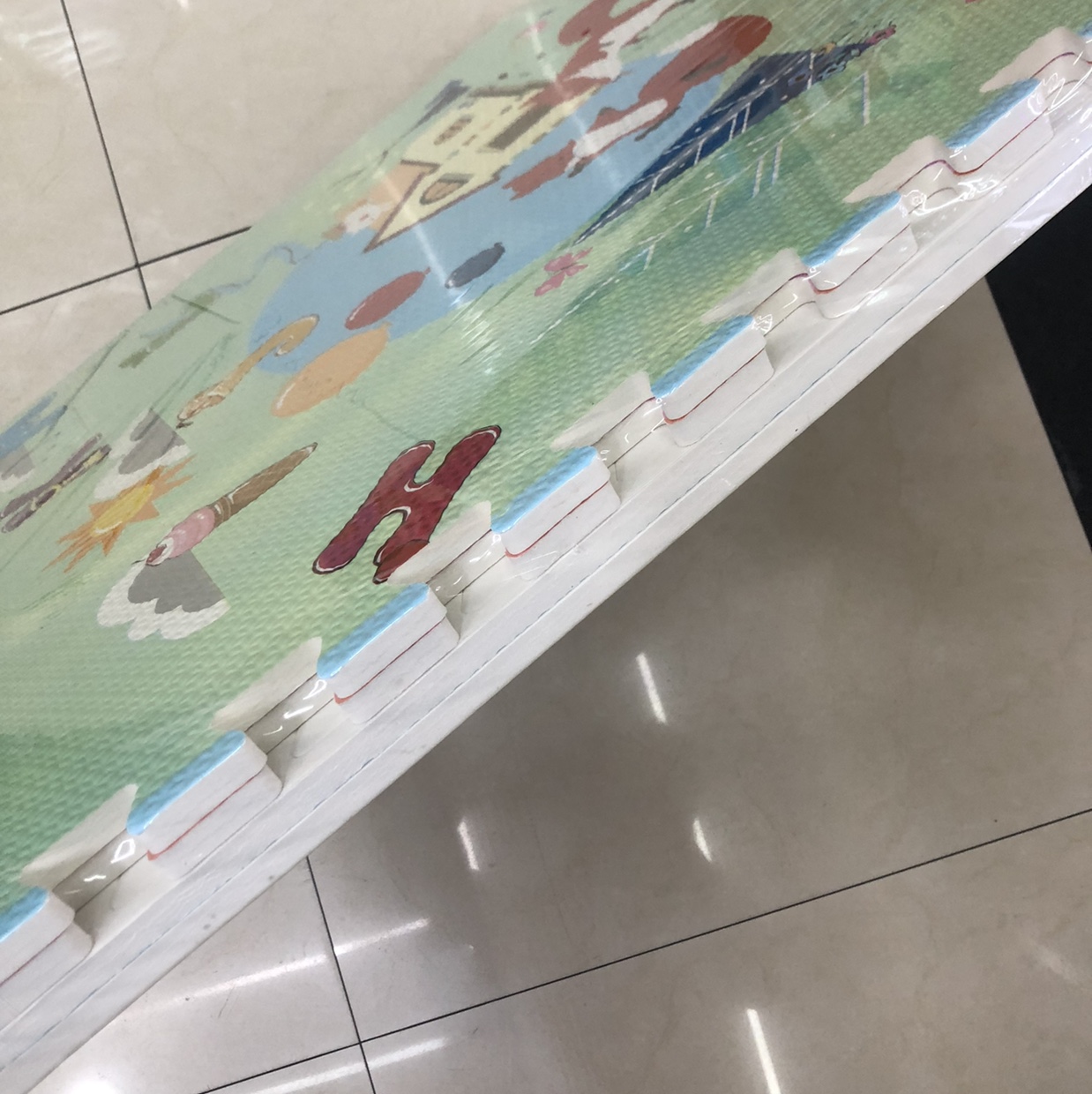 60x60cm孔龙地垫爬爬垫产品图