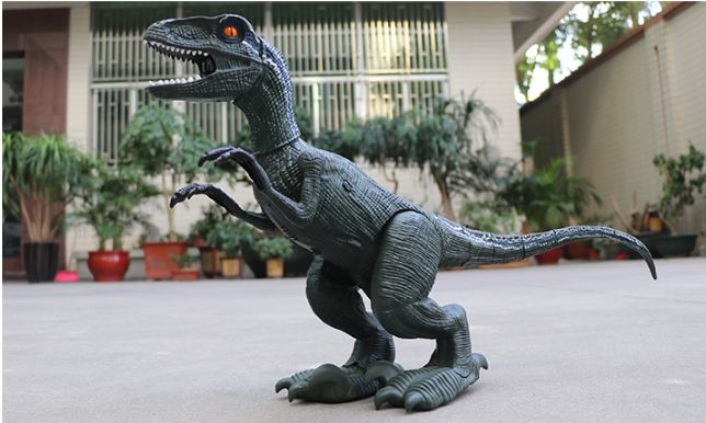 电动玩具 电动恐龙玩具 喷雾迅猛龙 喷雾玩具产品图