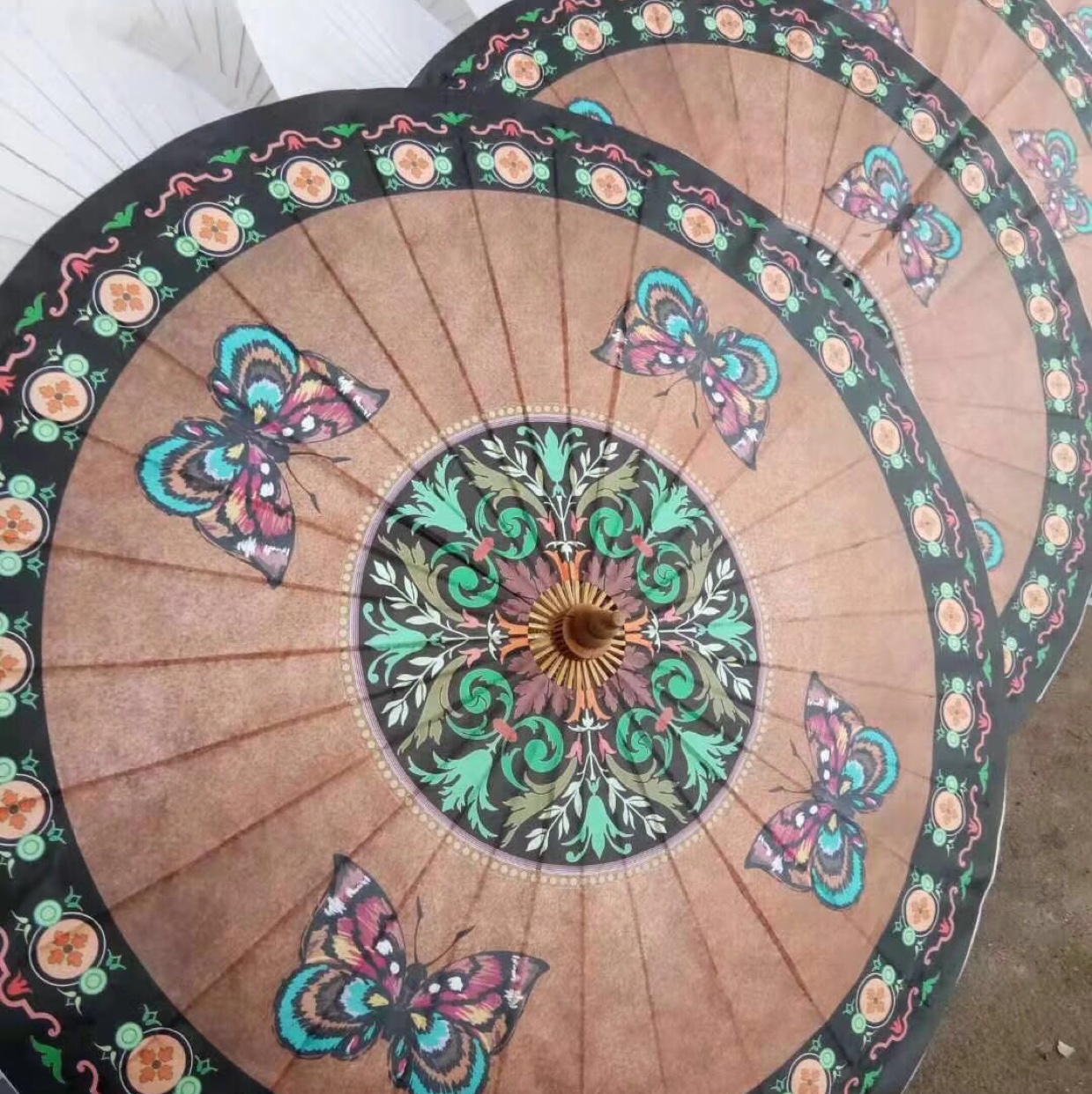 手工画油纸伞详情图6