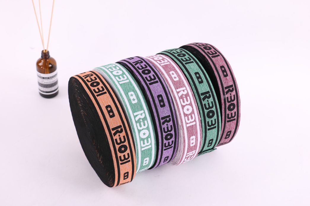 Manufacturers Direct Sales Clothing Accessories Jacquard Elastic Ribbon Computer Word Elastic Ribbon Specification drawing