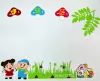 Non-woven fabric early childhood education blackboard newspaper cultural wall decoration creative wall stickers DIY wall decoration stickers Specification image