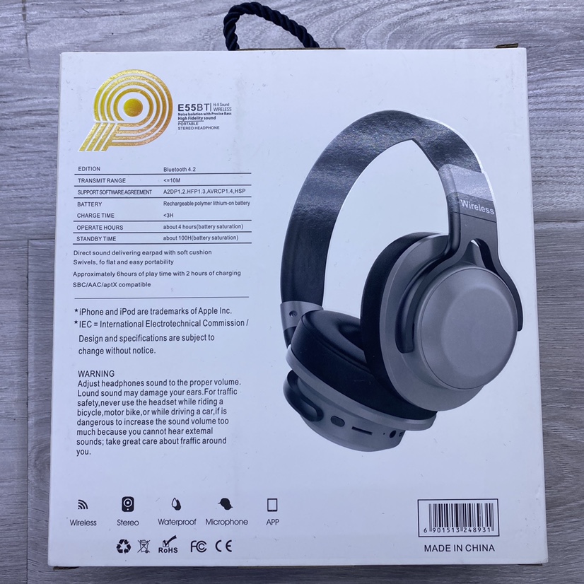 Emma Direct Headsets wireless Bluetooth 5.0 stereo bilateral Universal Sport Running Heavy bass headphones undefined