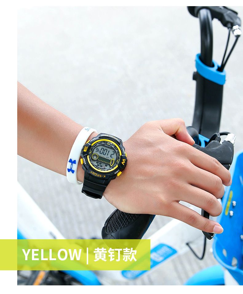 Lasika Electronic Watch Men's Watch Student Sports Multi-Function Manufacturers Direct Sales details Picture