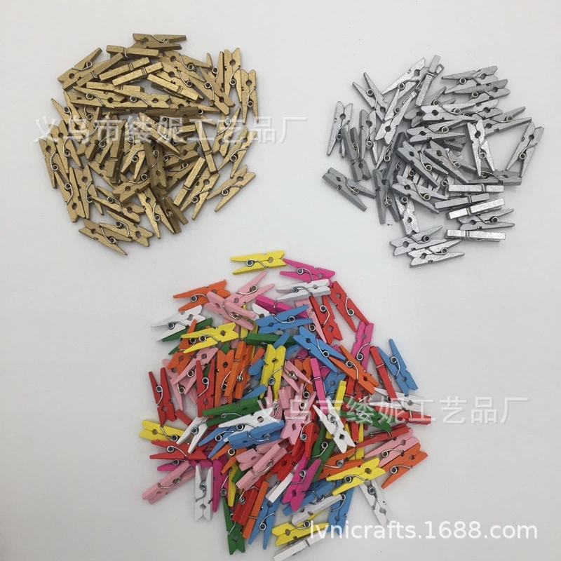 Factory direct sales of wooden cartoon clips, message clips, photo clips, decorative clips, retail and wholesale of wooden clips detail image 9