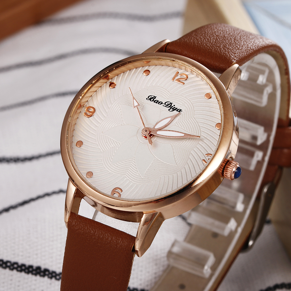 Simple Gentle Literary Small Fresh Women's Watch Fashion Watch Specification drawing
