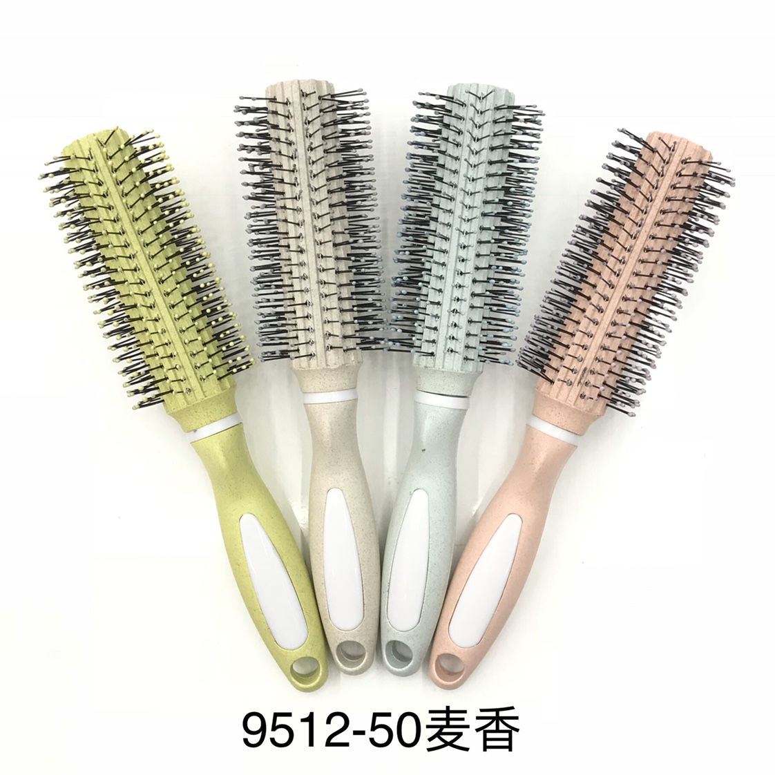 Hair Comb Foam Shell Wheatstalk Roll comb Health Massage comb Multi-color fashion comb thumbnail