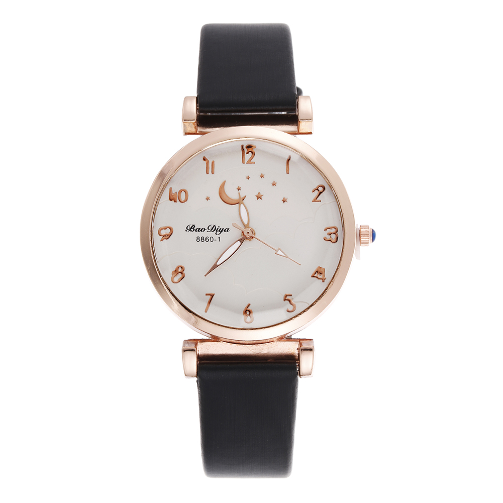 Star Moon Watch Personality Simple Starry Quartz Watch full figure