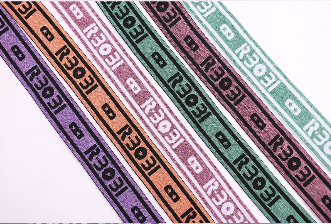 Manufacturers Direct Sales Clothing Accessories Jacquard Elastic Ribbon Computer Word Elastic Ribbon