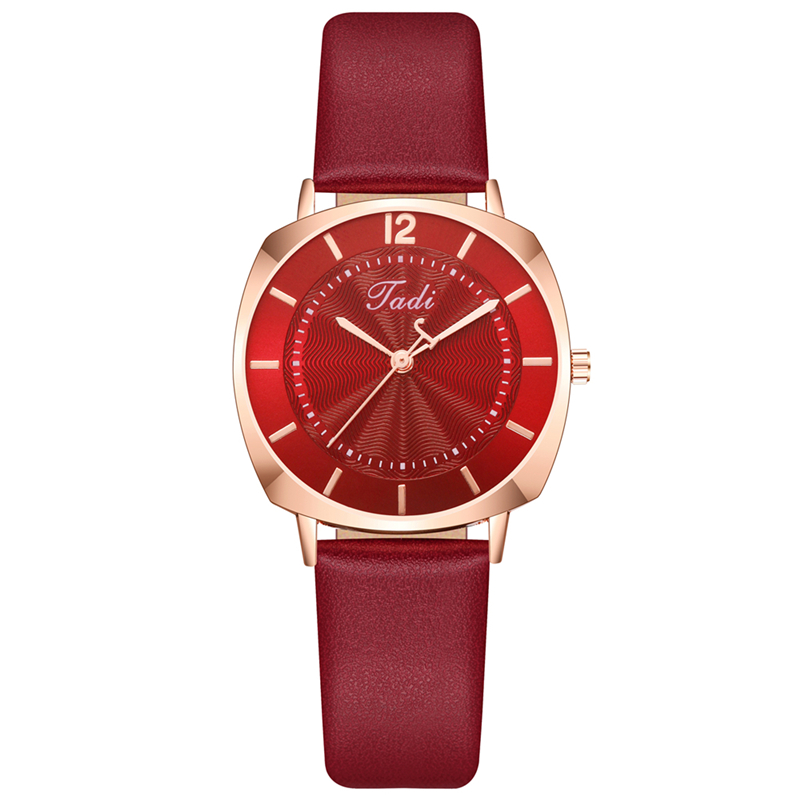 Square Shell Belt Watch Women Simple Fashion Quartz Watch Temperament Student Business Atmosphere Casual Korean Decorative Watch undefined