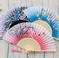扇子折扇中国风舞蹈扇女夏季折叠扇古装儿童小复古布古典古风折扇产品图