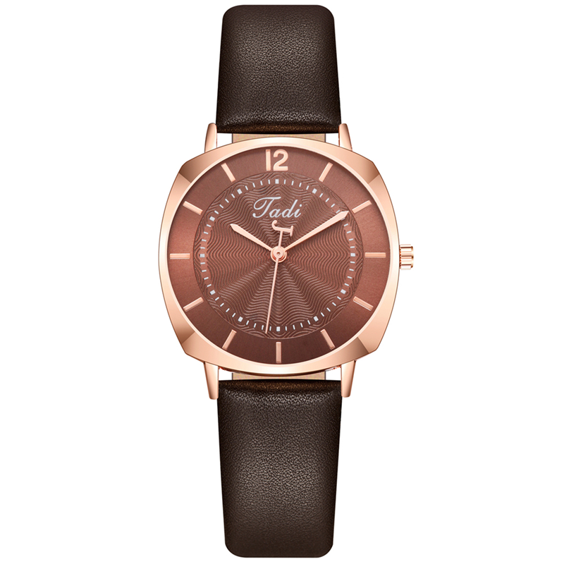 Square Shell Belt Watch Women Simple Fashion Quartz Watch Temperament Student Business Atmosphere Casual Korean Decorative Watch undefined