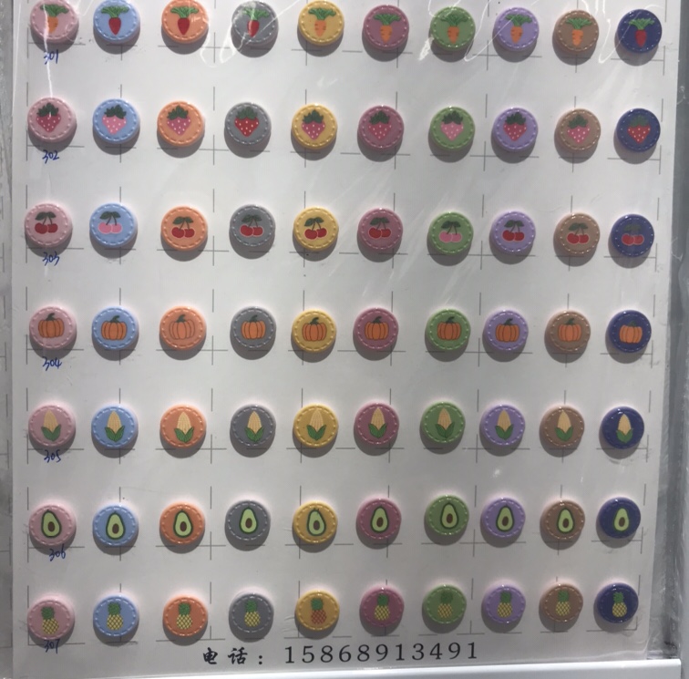Small acrylic sheet fruit series printing