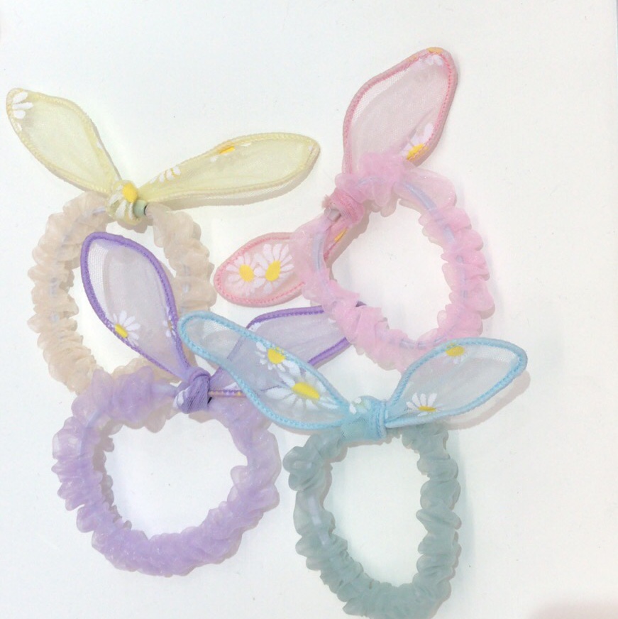 小雏菊兔耳朵小肠卷皮筋产品图