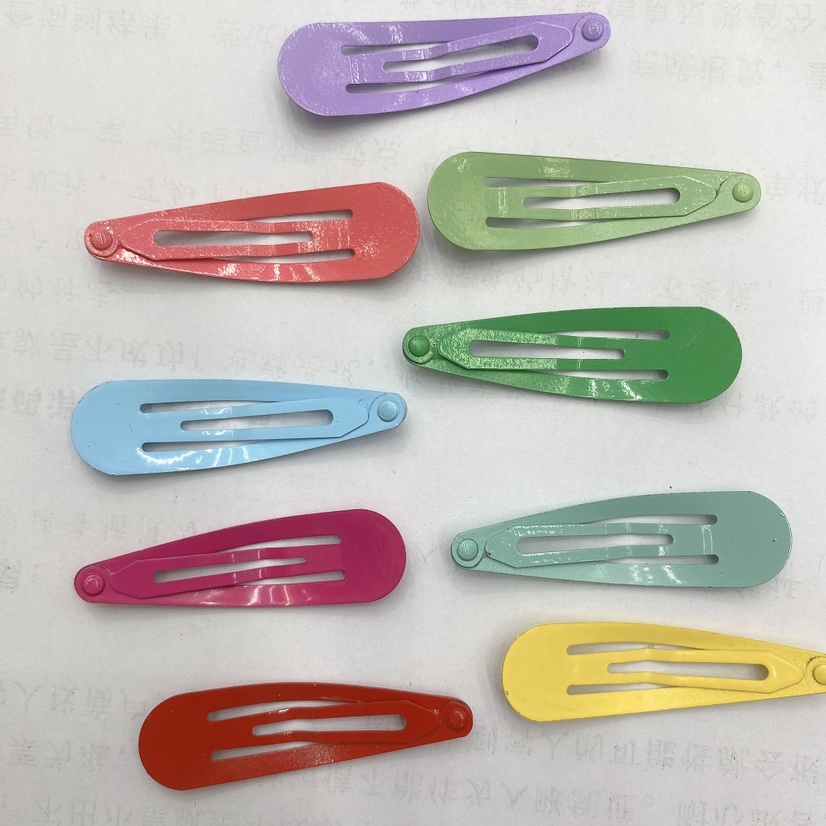 5 Cm Spray Plastic Drop Oil Powder Drop Clip Manufacturers Direct Sales Network Red Pop Diy Yanjun Jewelry Accessories Item Picture