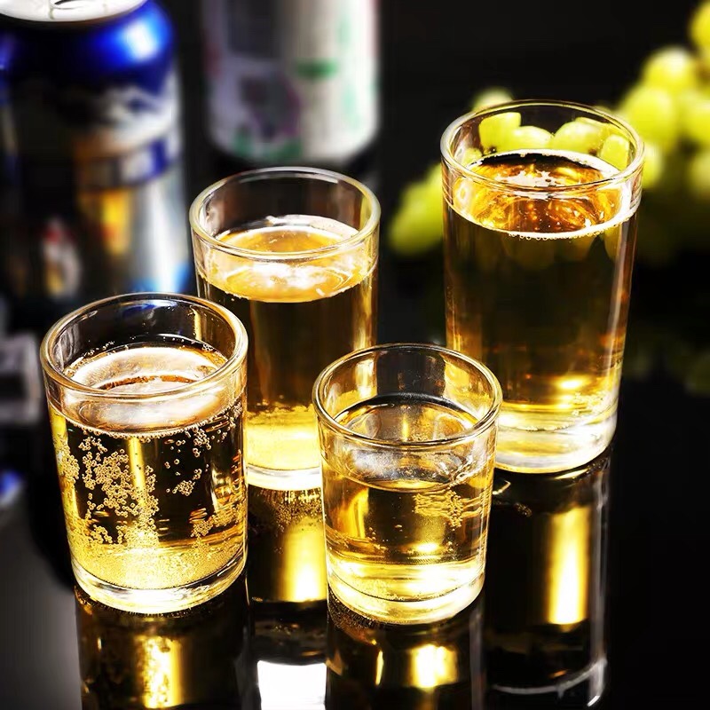 Full box version of tempered glass wine glass KTV hotel bar special star anise cup disinfection tableware glass water cup thumbnail