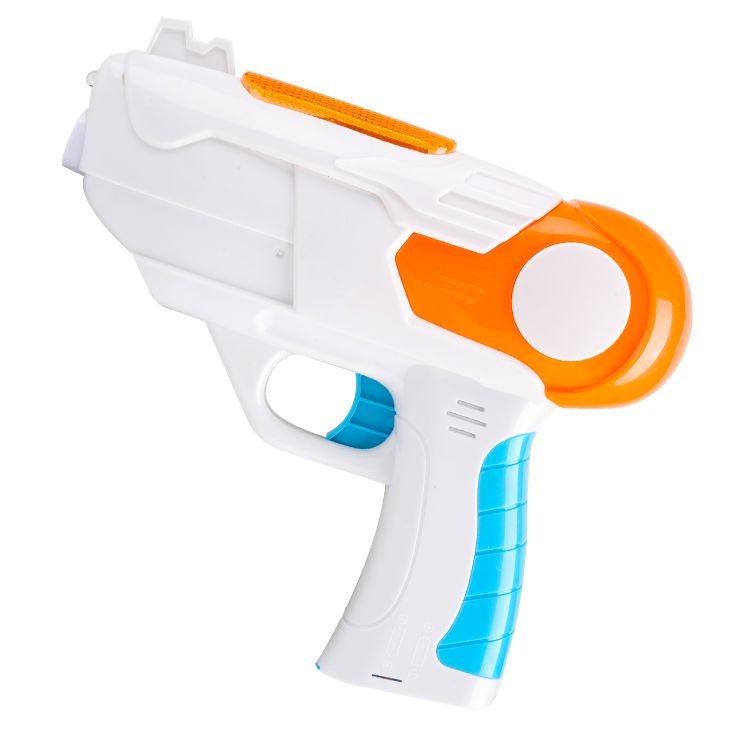 Little Ant Space Gun Bubble Blower, a cool sound and light fully automatic bubble mechanical toy Item Picture