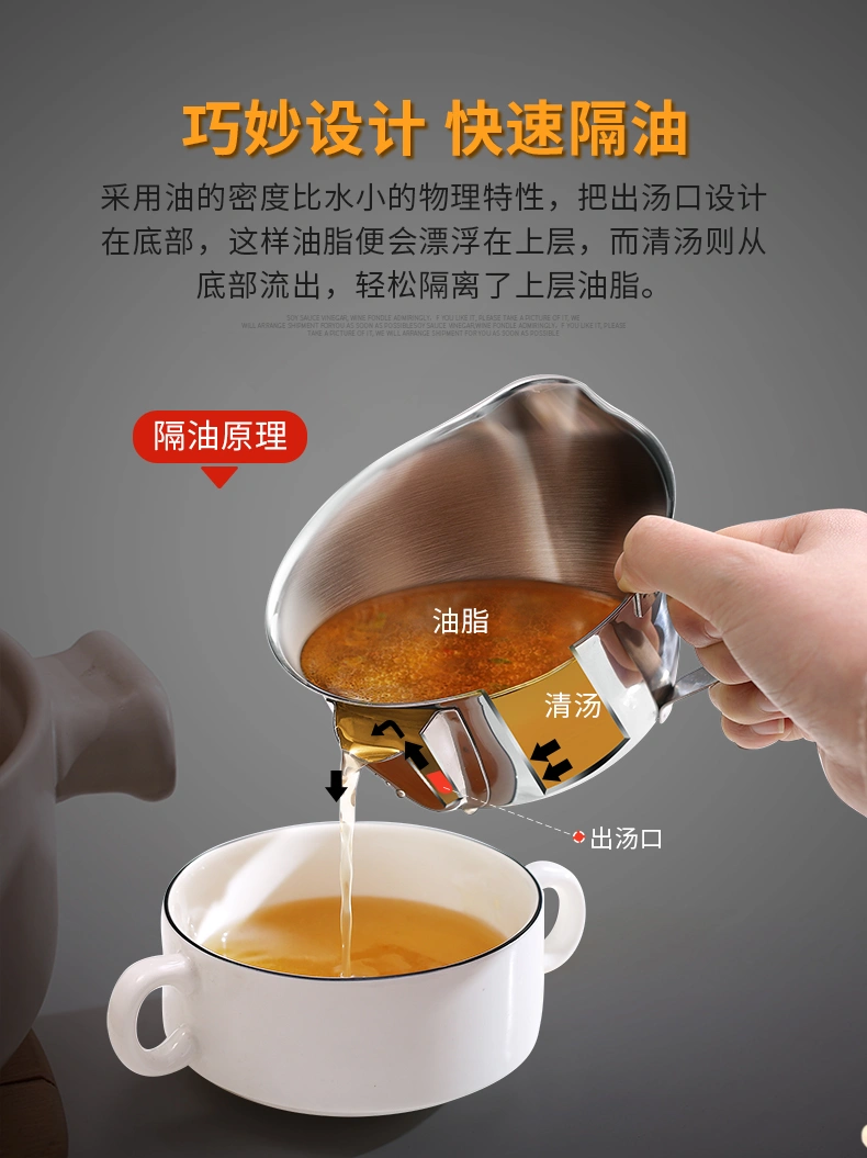 Stainless steel oil separator bowl size detail image 2