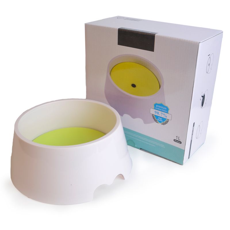 New second generation non-wet beard bowl non-wet mouth water fountain for pet cats and dogs anti-splash water bowl for pet thumbnail
