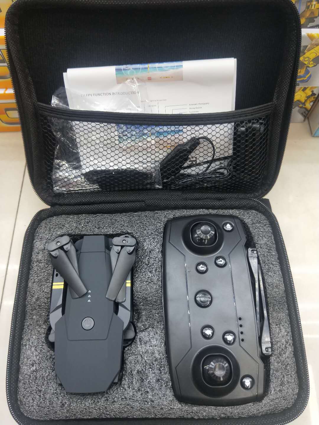 E58 Aerial photography aircraft 1080P pixel four-axis folding aircraft fixed height photography WiFi remote control DRONE thumbnail