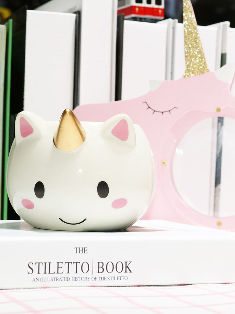 Old Unicorn Mug Cute Unicorn Ceramic Mug Copper Gold Stereoscopic Unicorn Cup Specification drawing