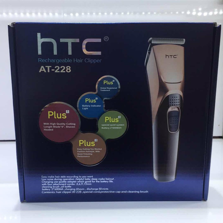 At-228 Electric clippers hair clippers. HTC hair clipper. trimmer thumbnail
