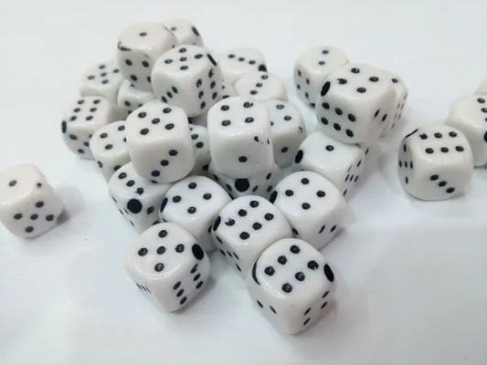 Diy dice DIY accessories woven loose beads metal flower tube beads plastic beads electroplated beads thumbnail